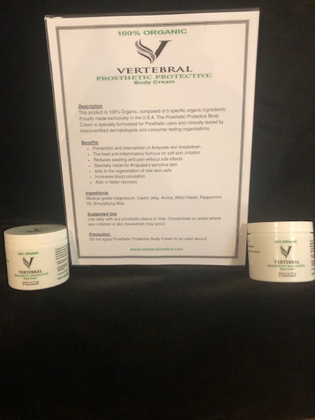 Vertebral Prosthetic Protective Body Cream